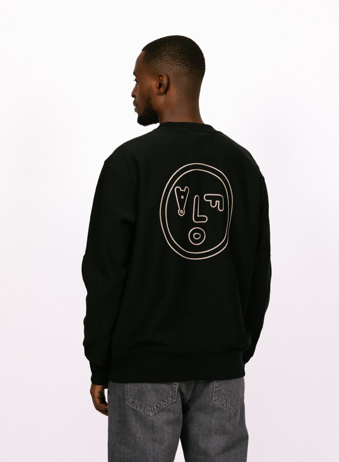 Face Crewneck Black