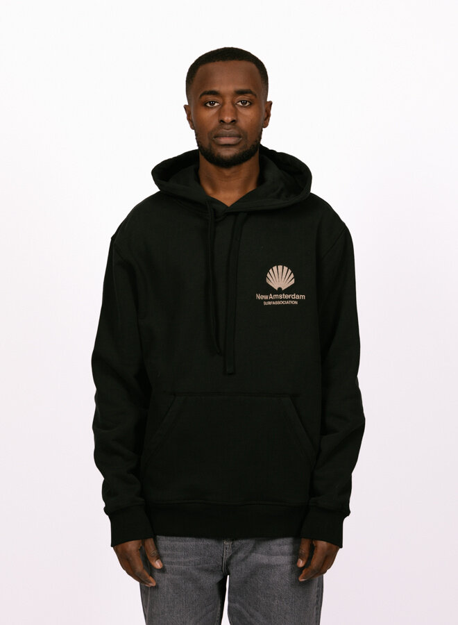 Logo Hoodie Black / Fallen Rock