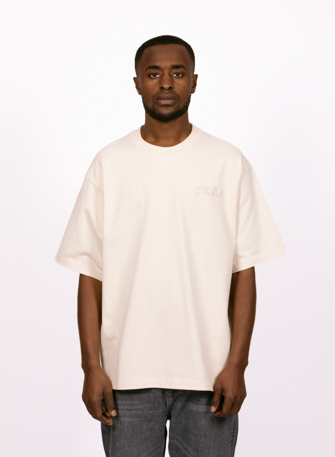 Olaf Husein Studio Tee Off White - GRAIL