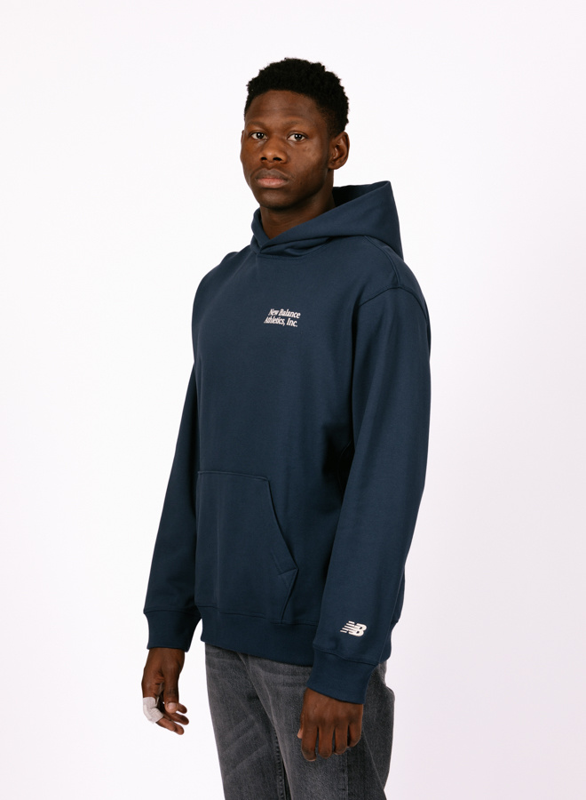New balance hoodie navy sale
