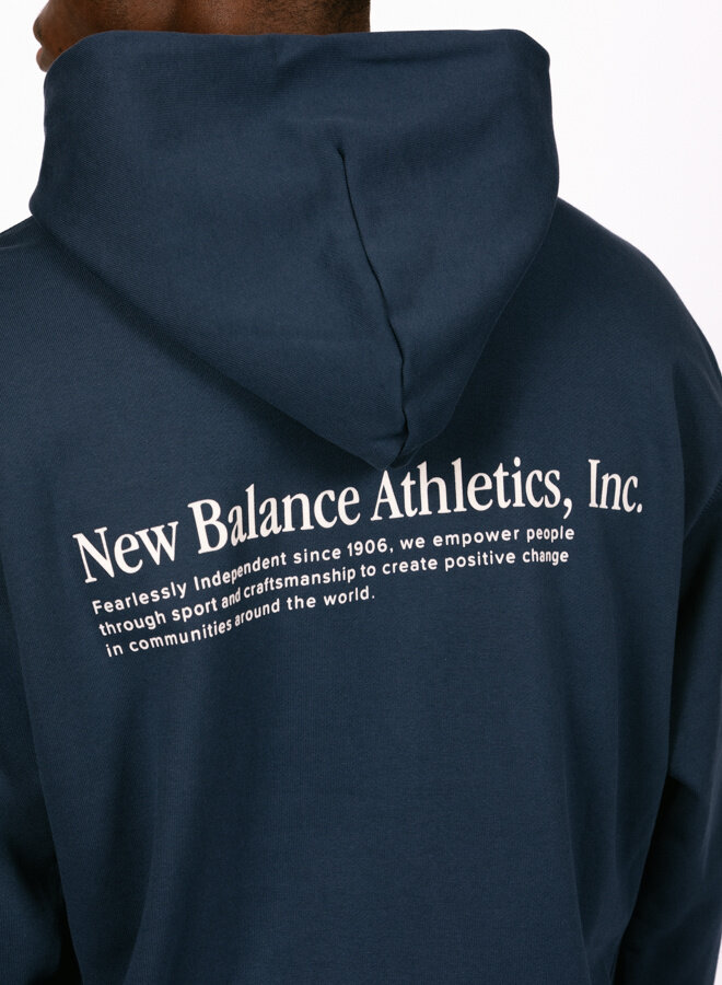 Athletics Embroidered Hoodie Navy