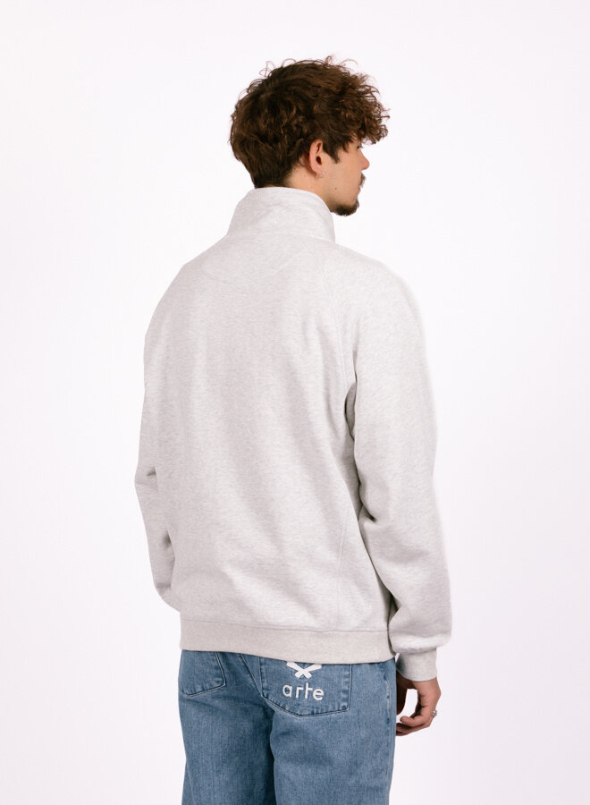 Half Zip Turtleneck Sweat Ash