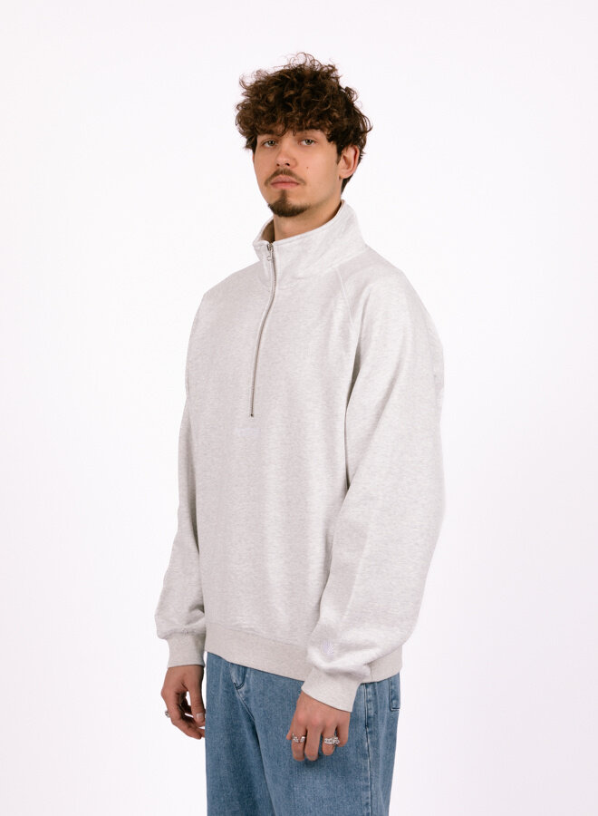 Half Zip Turtleneck Sweat Ash