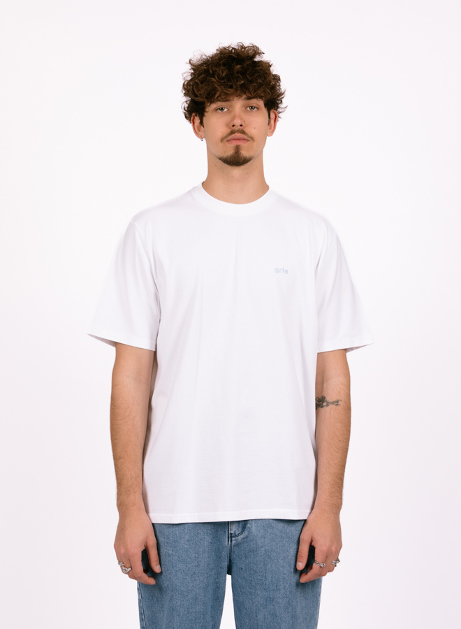 Arte Antwerp Teo Back Multi Runner T-shirt White - GRAIL