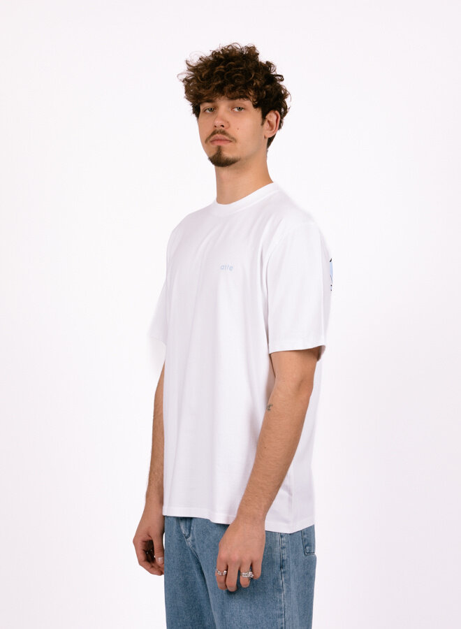Teo Back Multi Runner T-shirt White