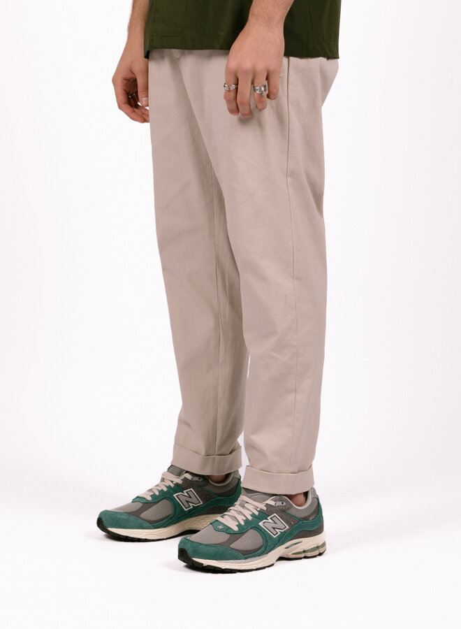 Slim Cotton Trouser Light Grey