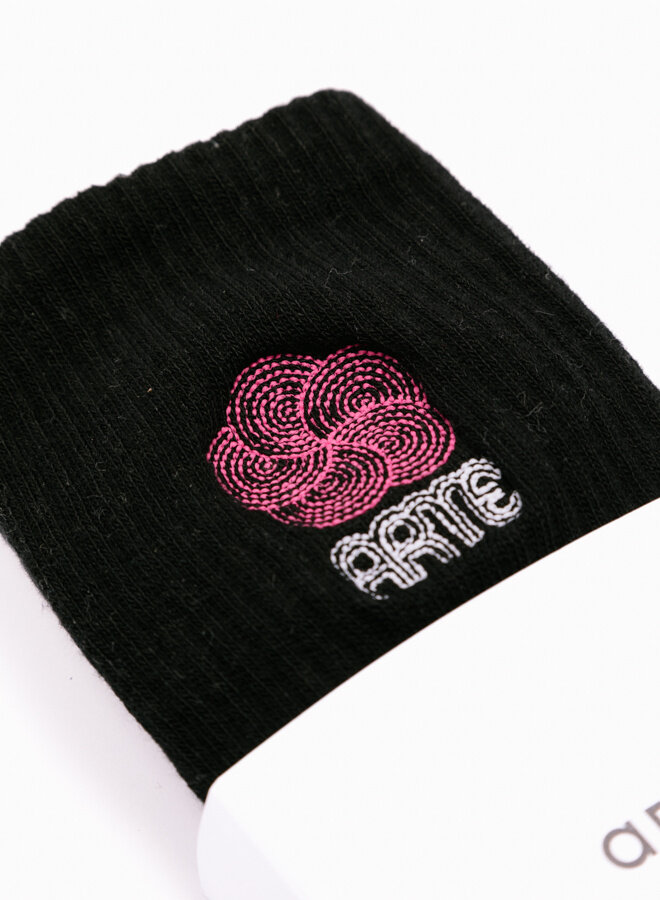 Arte Circle Logo Socks Black