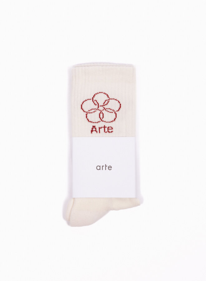 Arte Rings Socks Cream
