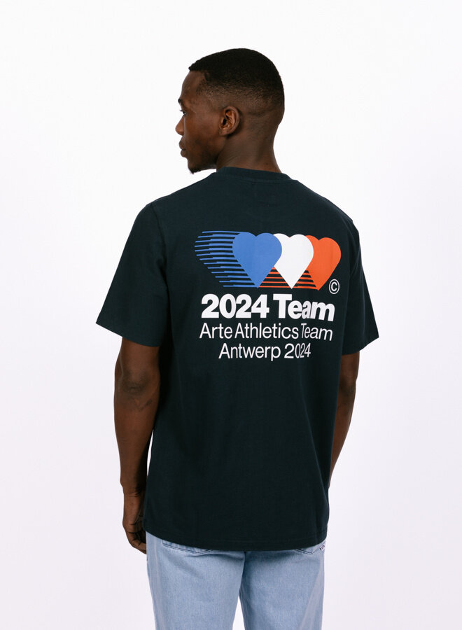 Teo Back Team T-shirt Navy