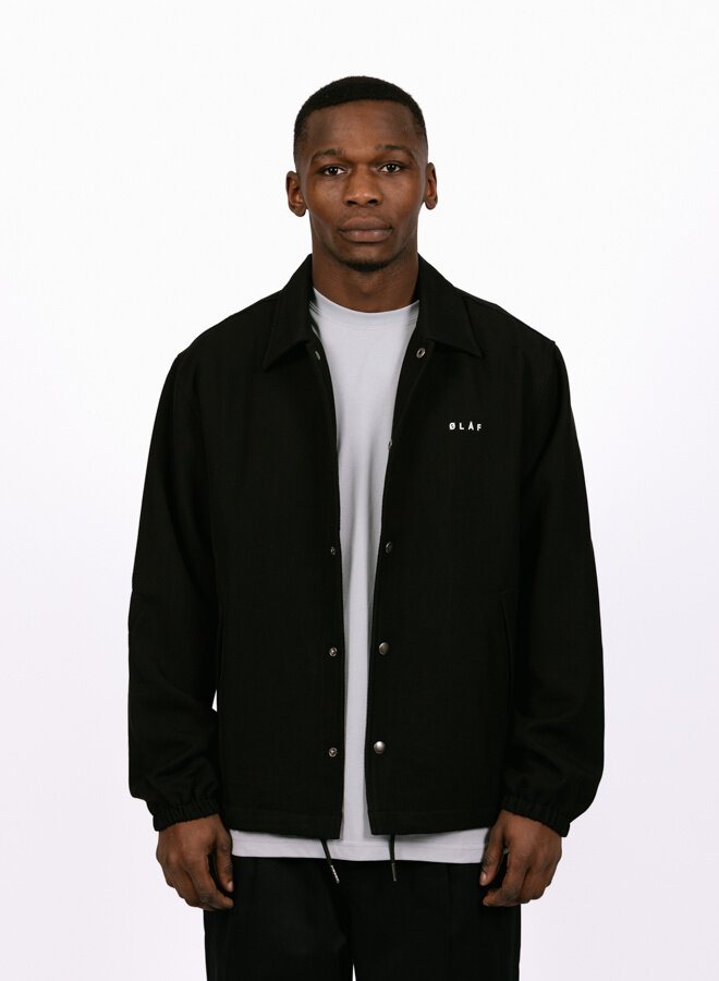 ØLÅF Coach Jacket Black