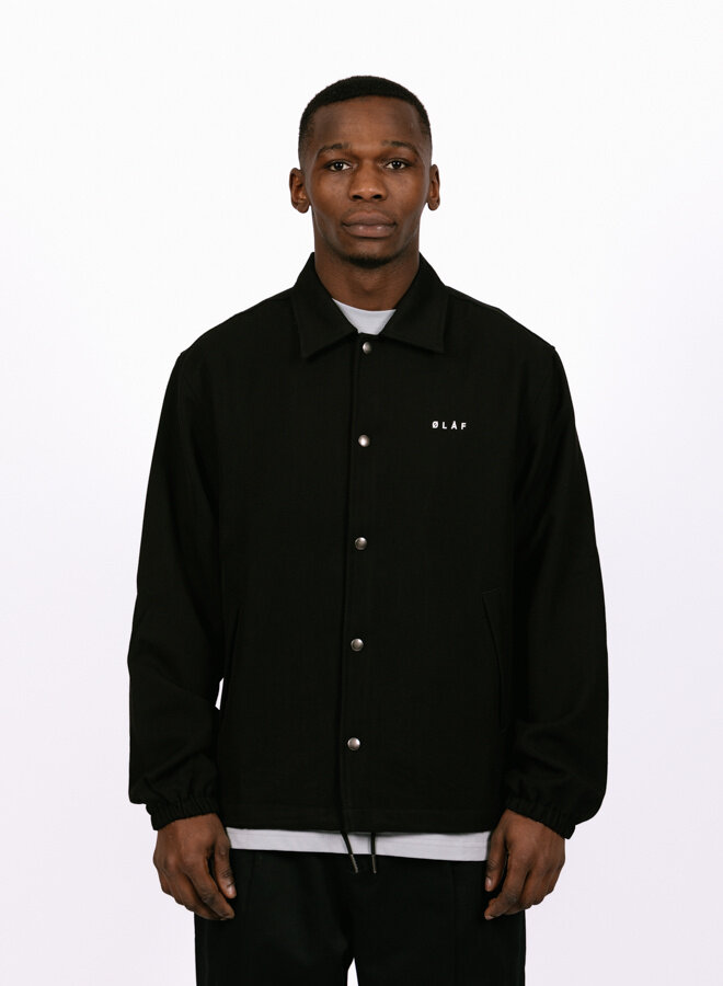 ØLÅF Coach Jacket Black
