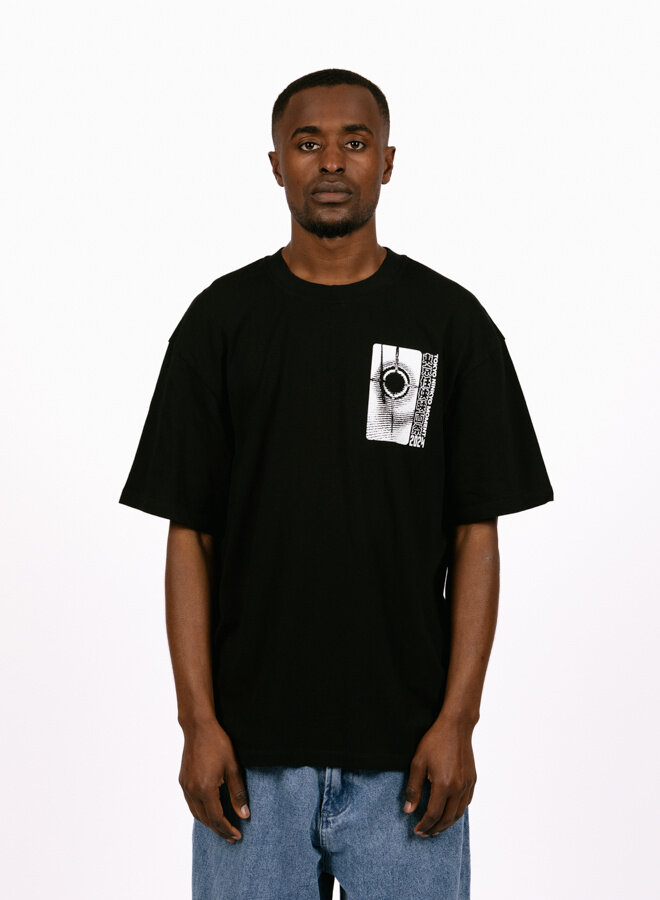 Tシャツ・カットソー THE COLDEST MOMENT TCM toy T black Edwin Tokyo Ninkyo Moment T-shirt Black - GRAIL