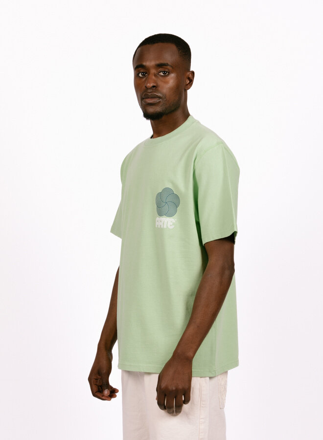 Teo Circle Flower T-shirt Green