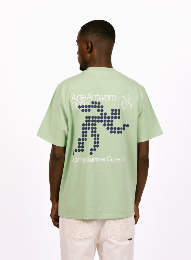 Teo Back Runner T-shirt Green