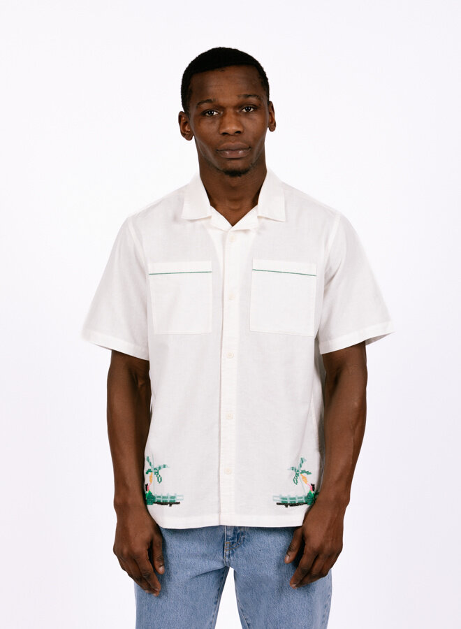 Newton Shirt Paradise Stitch Ecru