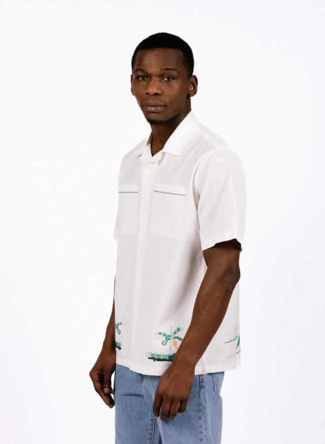 Newton Shirt Paradise Stitch Ecru