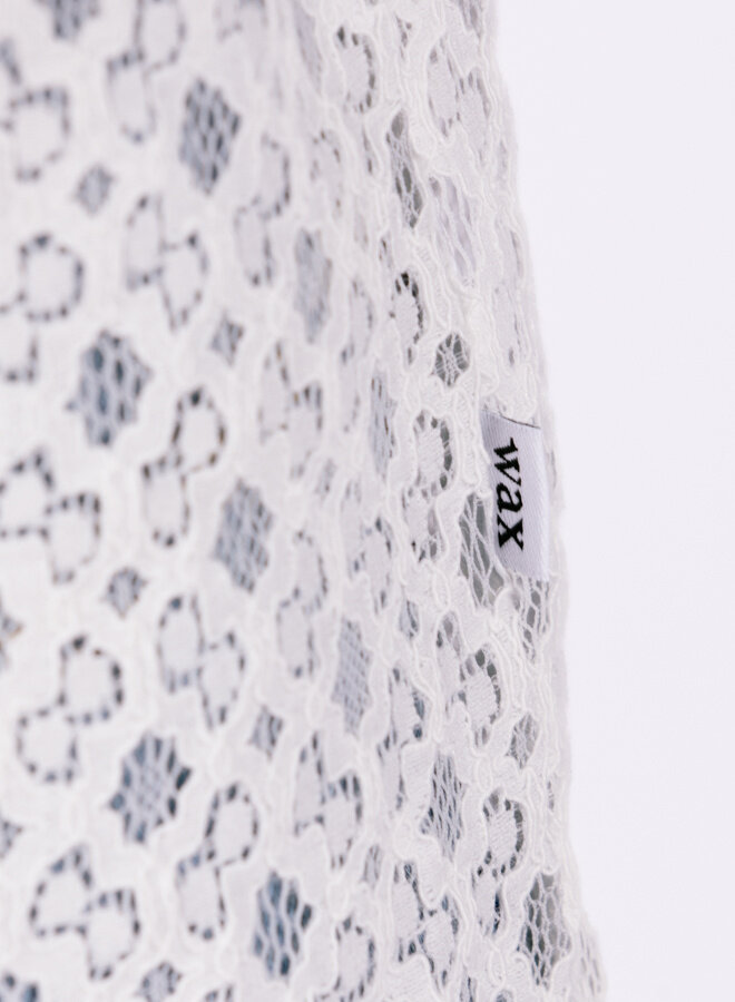 Didcot Shirt Corded Lace White