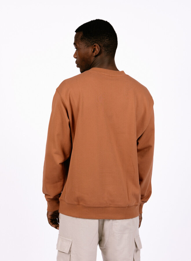 Athletics Sport Style Relaxed Crew Walnut