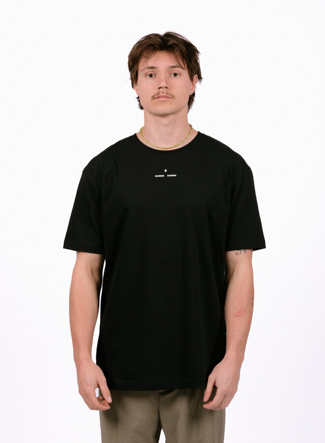 Samsøe & Samsøe Men's 'Gone' T-Shirt - Black - Short Sleeve T-shirts