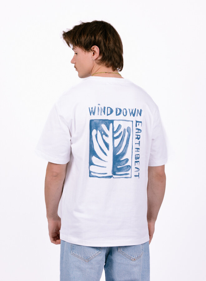 Sawind Uni T-shirt 11725 White Earth Beat