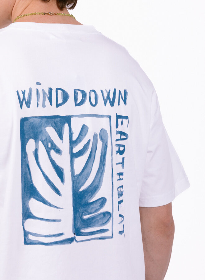 Sawind Uni T-shirt 11725 White Earth Beat