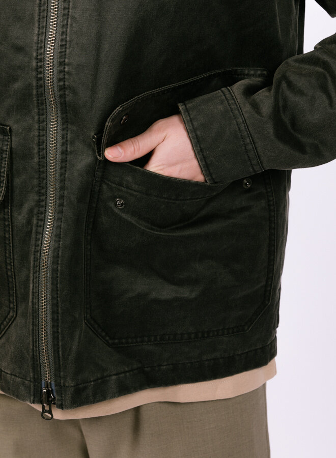 Saluke Jacket 15123 Washed Black