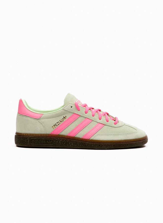 adidas originals Handball Spezial Semi Green Spark / Lucid Pink / Gum ...