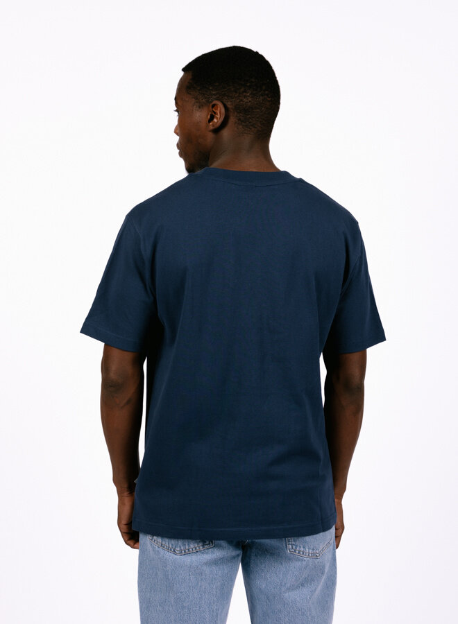 Athletics Basketball Style Relaxed Tee Navy