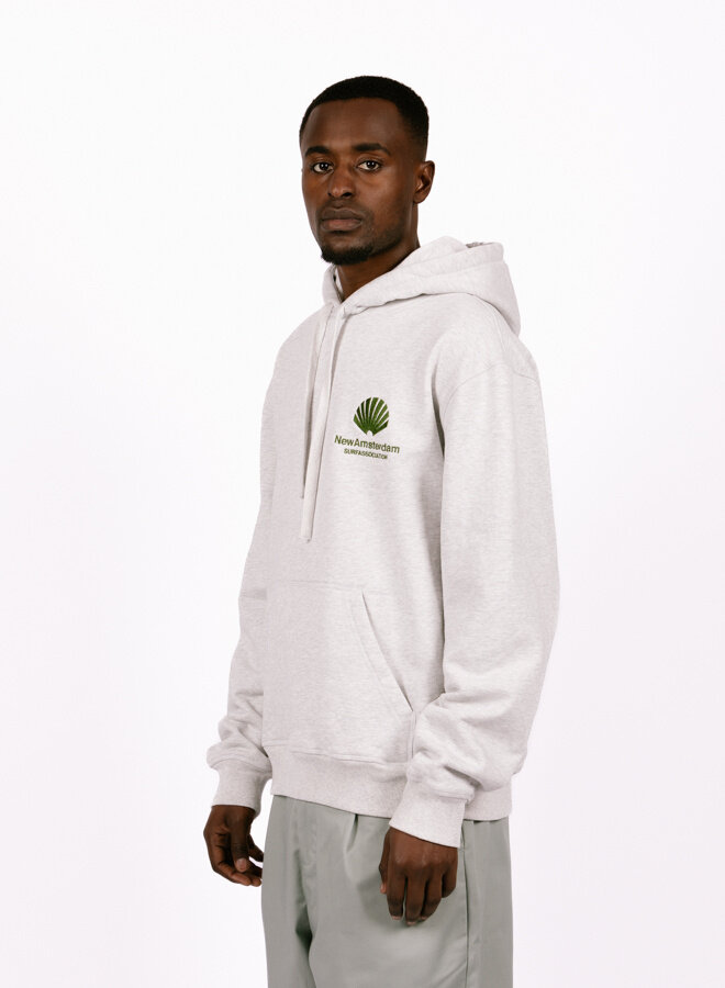 Logo Hoodie Ash Green