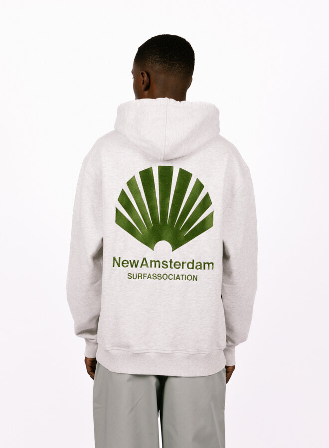 Logo Hoodie Ash Green