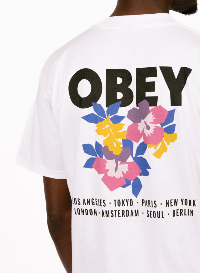 ★LMC★ FLOWER GARDEN TEE white LMC