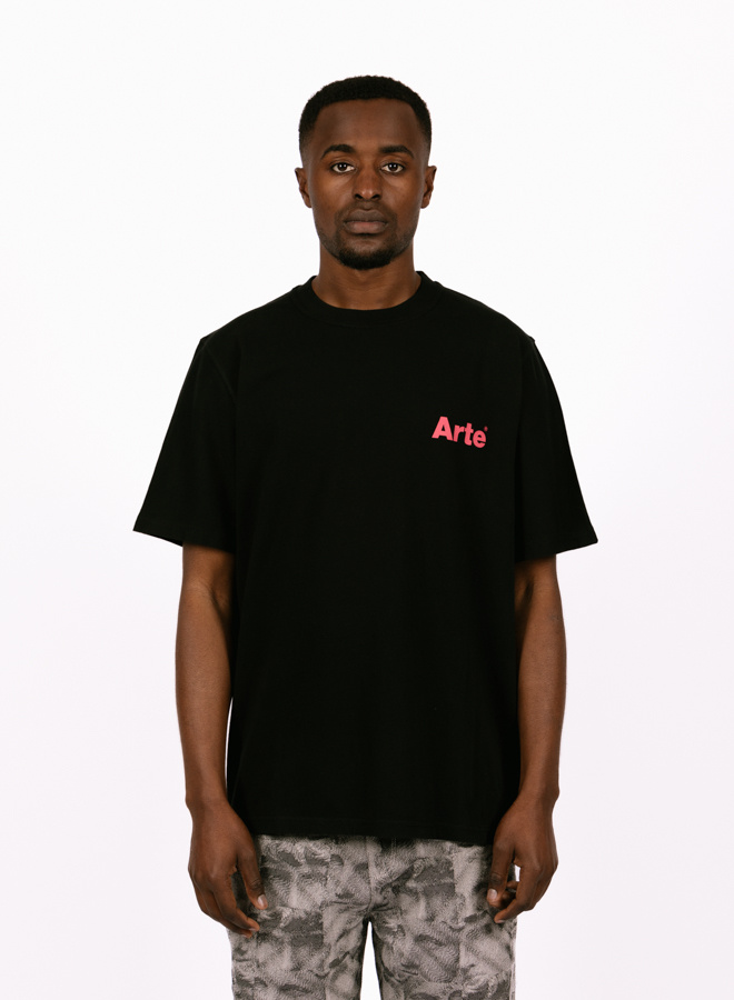 Arte Antwerp Teo Back Heart T-shirt Black - GRAIL