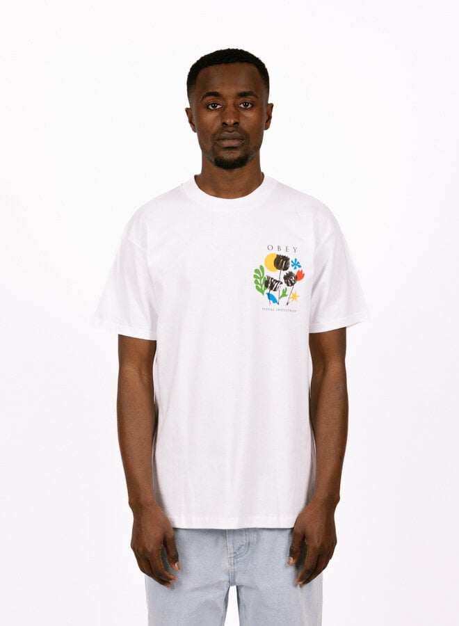 Flowers Papers Scissors Classic T-shirt White