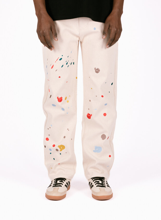Freddy Paint Jeans White Alyssum