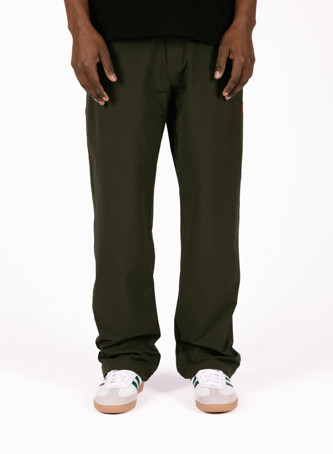 9-Dots Relaxed Tech Pants Green