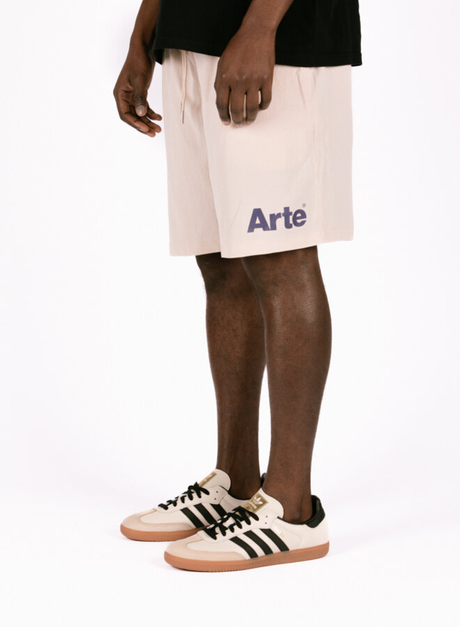 Samuel Logo Shorts Cream