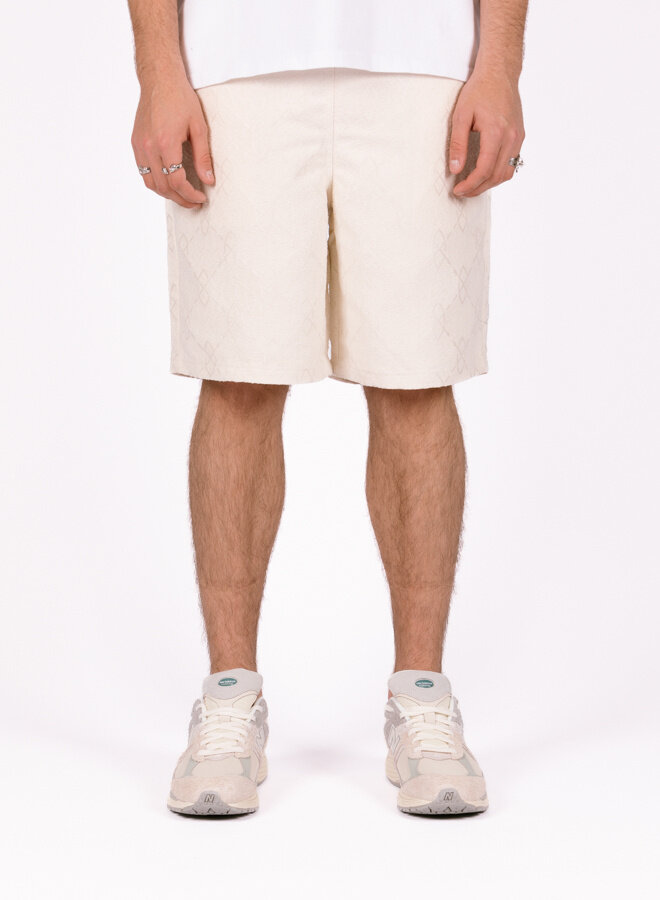 Off White Shakir Shield Boucle Short