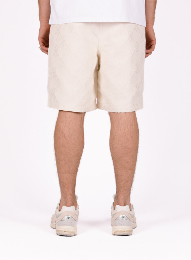 Off White Shakir Shield Boucle Short