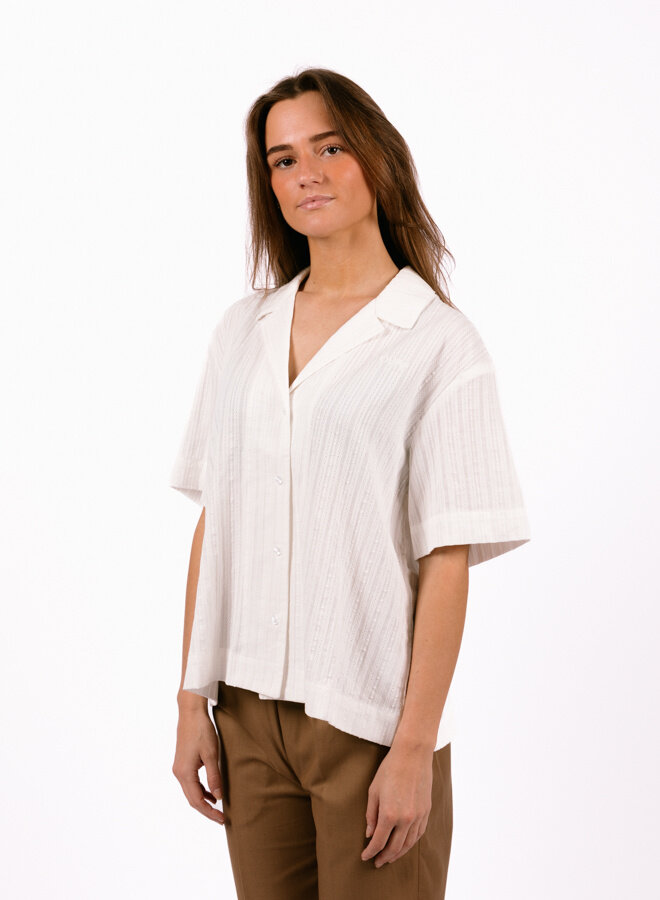 WMN Camp Shirt Optical White