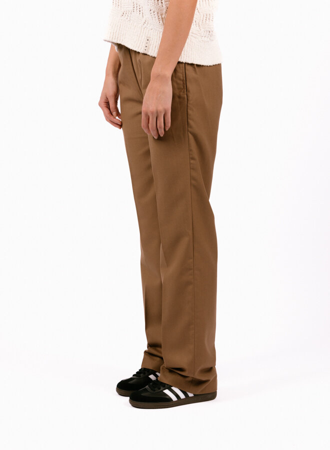 WMN Elasticated Pants Light Brown