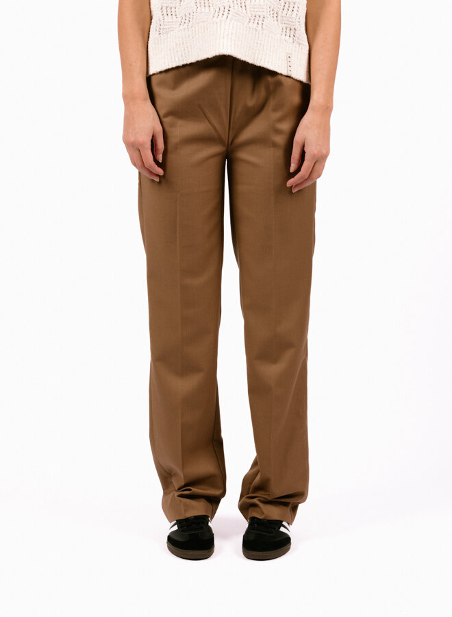 WMN Elasticated Pants Light Brown