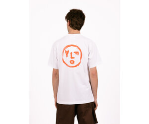 Olaf Hussein Face Crayon Tee Optical White - GRAIL