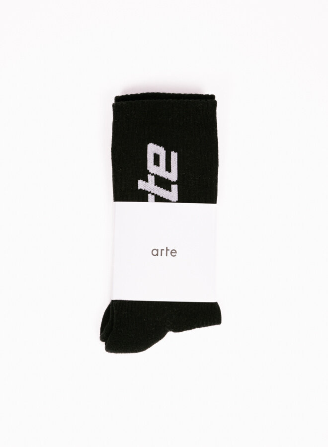 Arte Vertical Socks Black