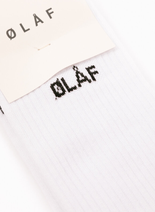 Mini Logo Socks White/black