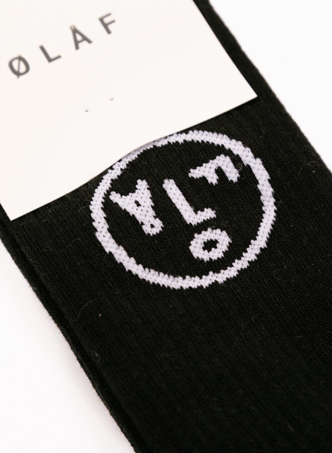 Face Socks Black