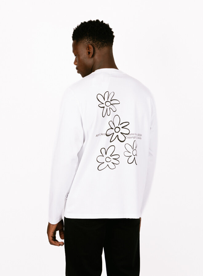 Flowers Longsleeve Wit