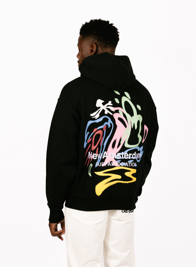 Weather Icon Hoodie Zwart