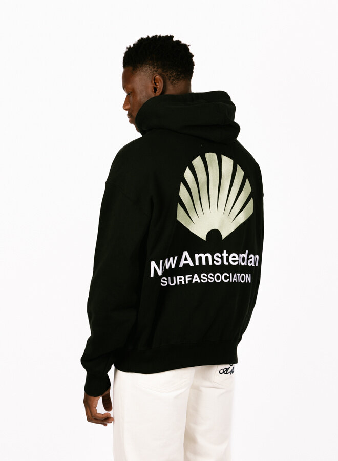 Logo Hoodie Black/Almost Aqua