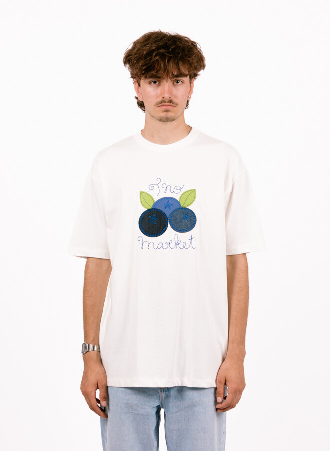 Fruit Applique Tee White Alyssum