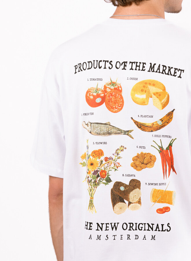 Product of the Market Tee White